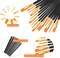 Acrylic Paint Brushes, 6 Packs / 60 pcs Nylon Hair Paint Brush Set for All Purpose Oil Watercolor Painting Artist Professional Kits